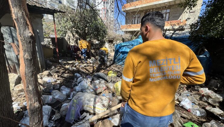 MEZİTLİ’DE ÇÖP EV OPERASYONU
