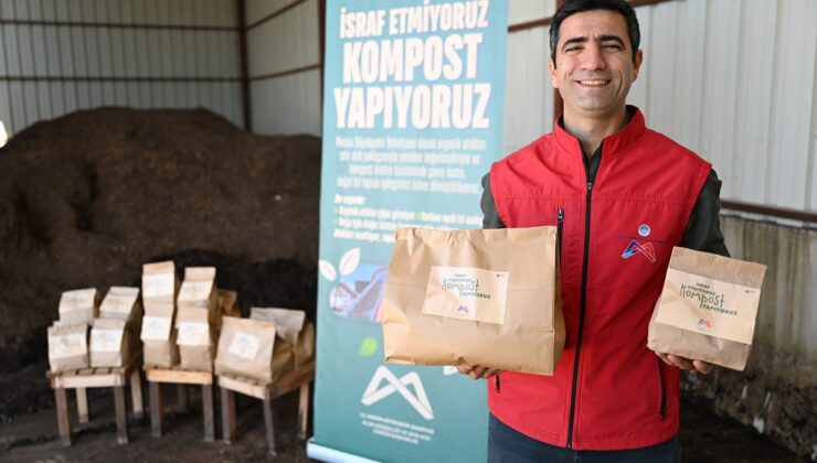Büyükşehir, “İsraf Etmiyoruz, Kompost Yapıyoruz” 