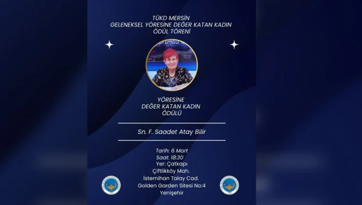 Saadet Atay Bilir’e Değer Katan Kadın Ödülü