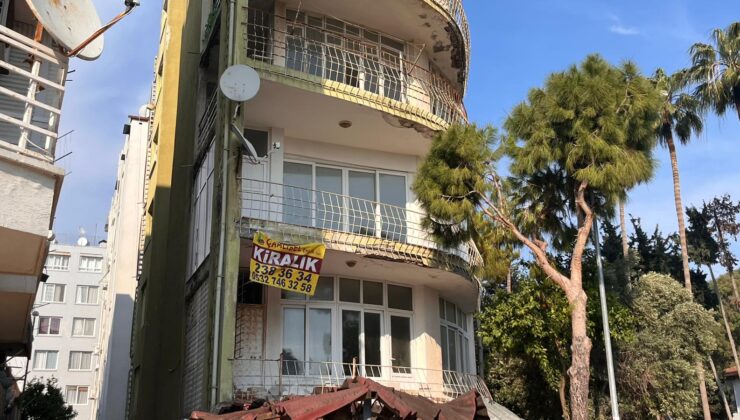 Mersin’de Hasarlı Bina Skandalı!