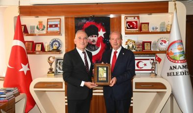 KKTC 5. Cumhurbaşkanı Ersin Tatar, Anamur’da  Ağırlandı 