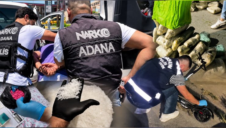 “73 İlde Düzenlenen Narkotik Operasyonlarında 985 Kilogram Uyuşturucu Madde ile 1 Milyon 639 Bin 239 Adet Uyuşturucu Hap Ele Geçirildi.”