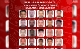 Uluslararası ve Ulusal Düzeyde Aranan 65 Suçlu Yakalanarak Ülkemize İade Edildi