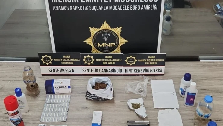 Anamur’da Şafak Operasyonu: 31 Adrese Baskın, Silah ve Sakinleştirici Ele Geçirildi