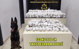 MERSİN’DE DEV UYUŞTURUCU OPERASYONU: 122 KİLO TAKOZ ESRAR ELE GEÇİRİLDİ