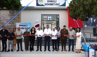 TOROSLAR’DA EMEKLİLERİN BULUŞMA NOKTASI HİZMETE AÇILDI