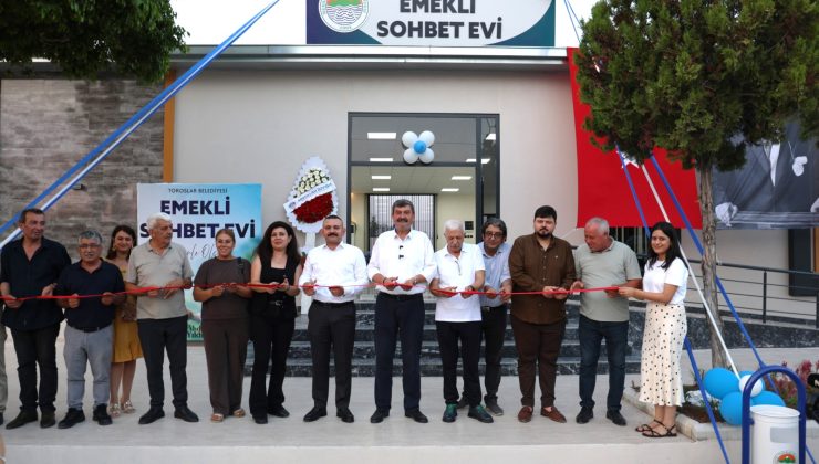 TOROSLAR’DA EMEKLİLERİN BULUŞMA NOKTASI HİZMETE AÇILDI