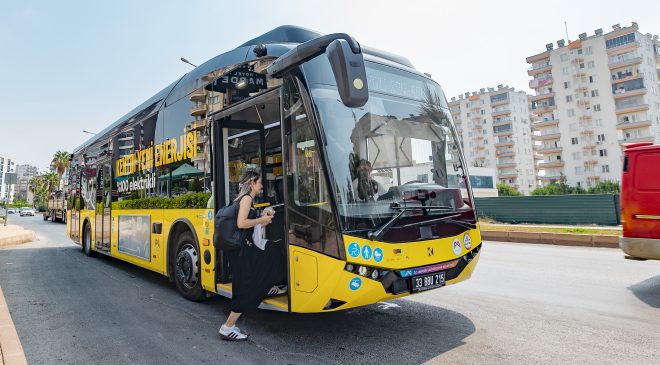 Mersin’de elektrikli otobüsler beğeni topluyor