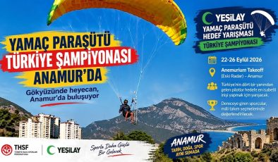 Anamur’da gökyüzünde milli takım yarışı