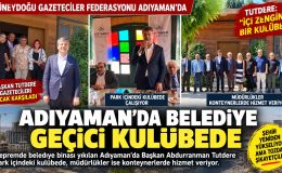 Masa Konteynerde, Kalp Adıyaman’da