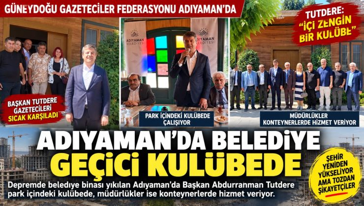 Masa Konteynerde, Kalp Adıyaman’da