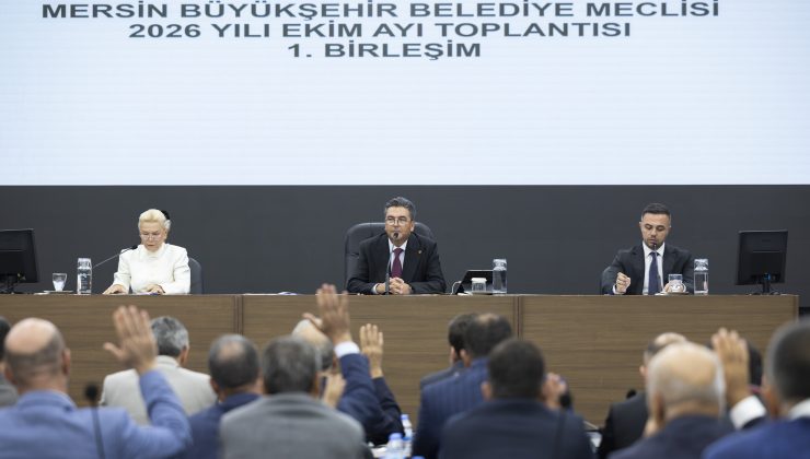MERSİN BÜYÜKŞEHİR MECLİSİ’NİN EKİM AYI 1. BİRLEŞİMİ GERÇEKLEŞTİRİLDİ