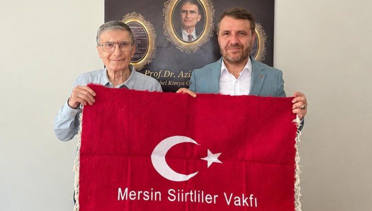 Mersin Siirtliler Vakfı’ndan Prof. Dr. Aziz Sancar’a Anlamlı Ziyaret