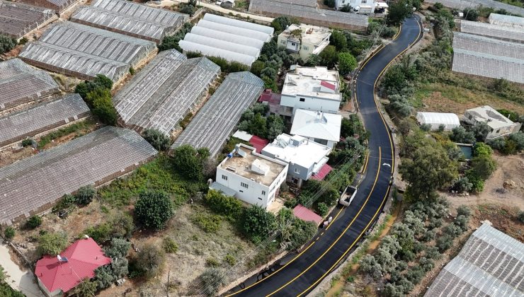 Aydıncık ve Gülnar’da Altyapısı Tamamlanan Yollar Yenilendi